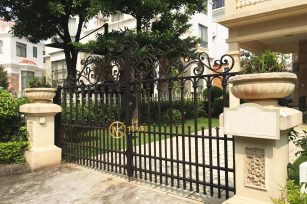 電動別墅鐵藝大門—022